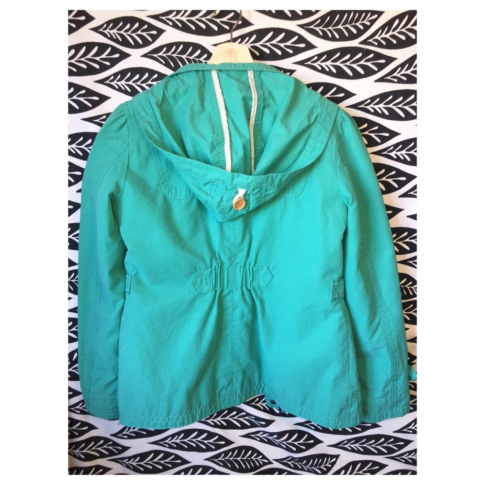 Aqua Toggle Fastener Jacket by Yessica - Picture 4 of 8